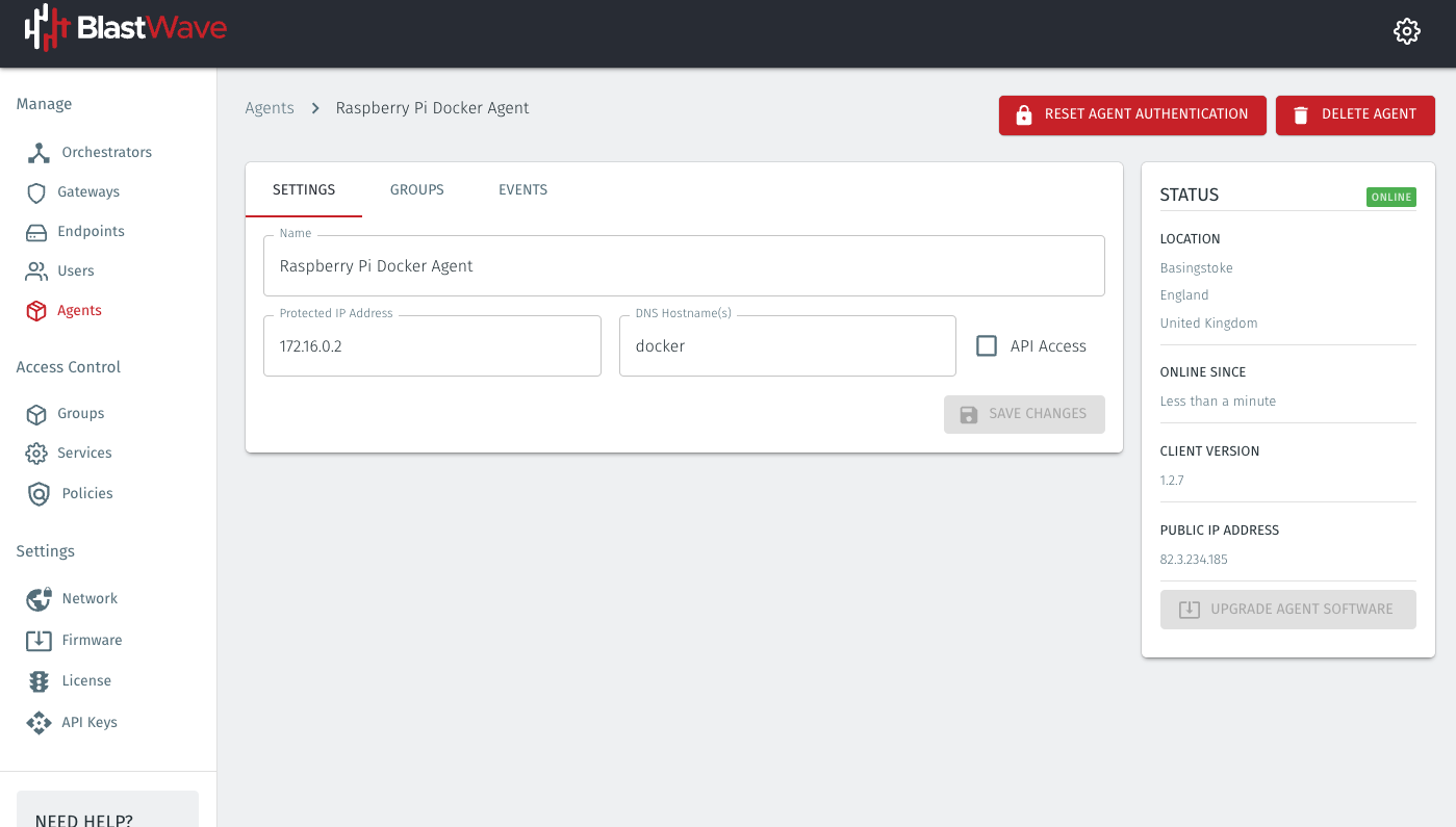When the Agent status shows Online the upgrade will be finished.