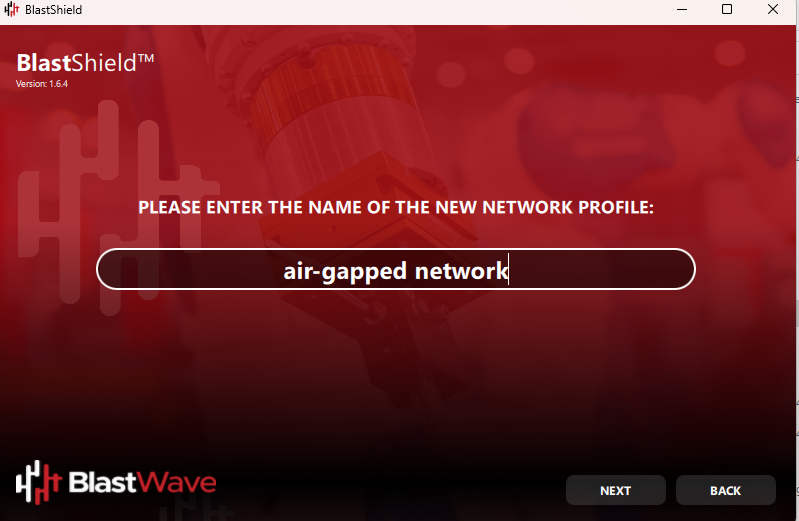 Enter a name for this network.