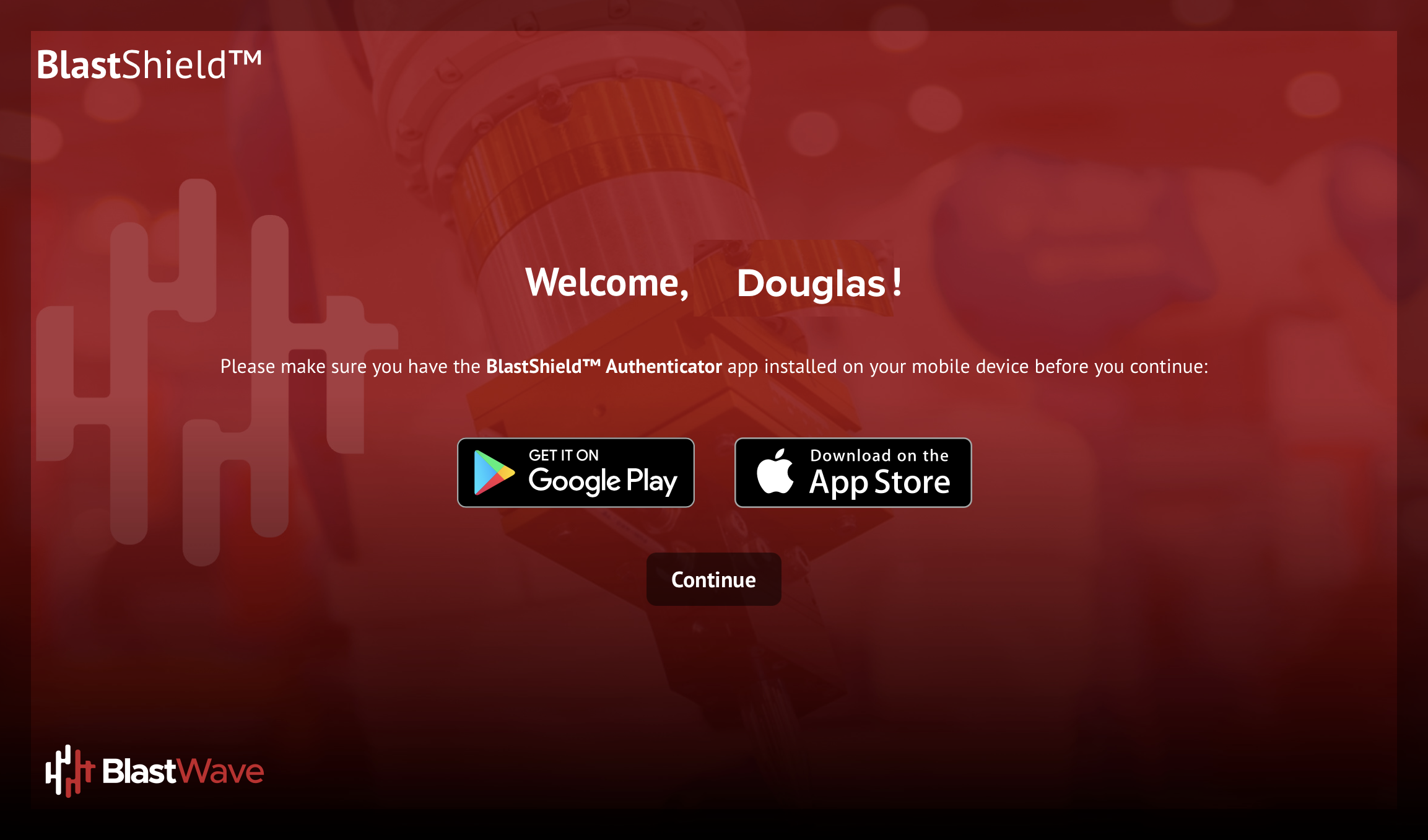 Then login with the regular company SSO credentials.