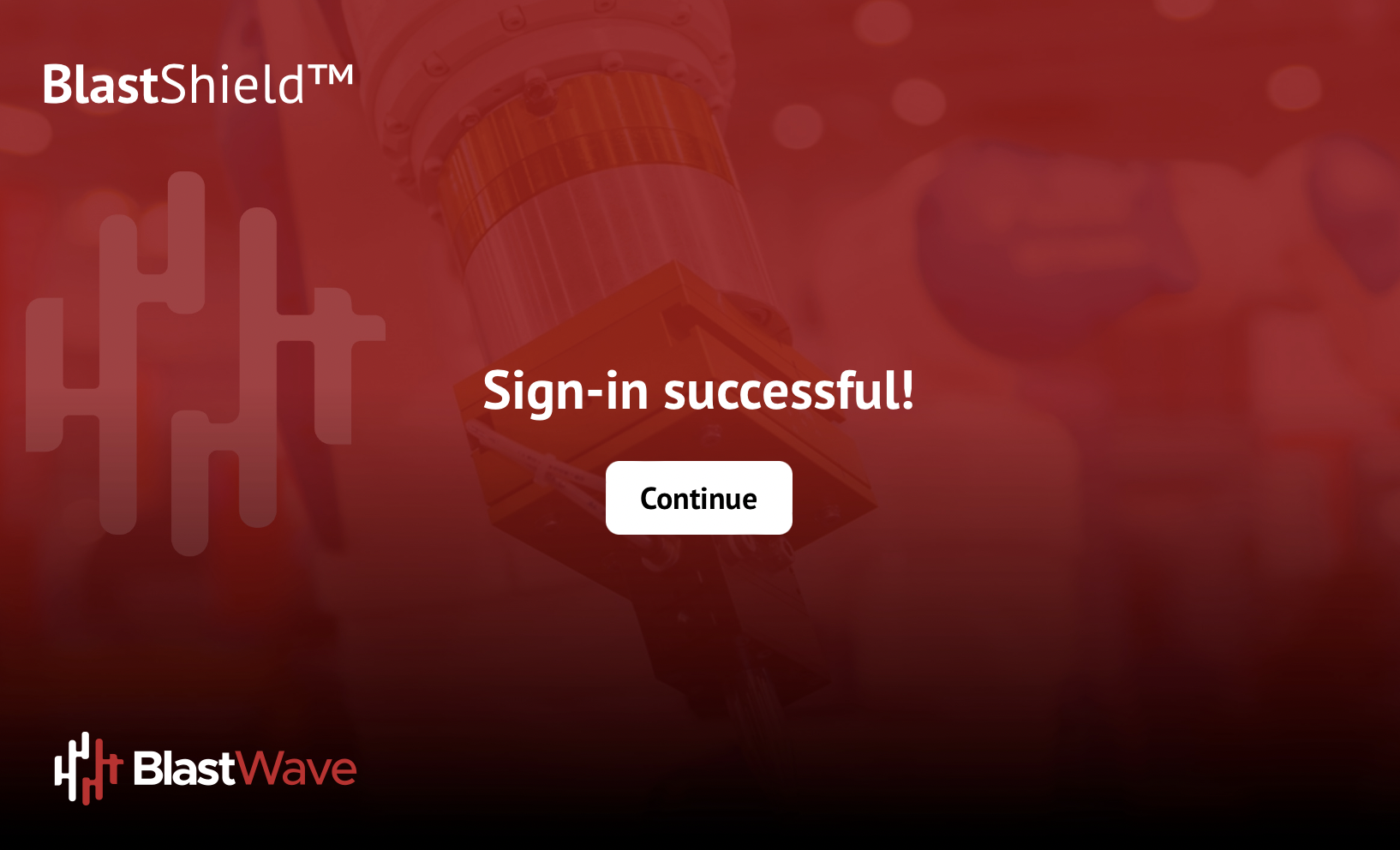 Next, authenticate with your SSO using your regular company credentials. Then click continue.